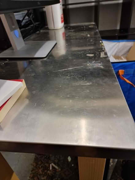 Photo of free Heavy duty table with metal top (Romford, RM2) #3