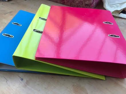 Photo of free brightly coloured ring binders (Wirksworth DE4) #2