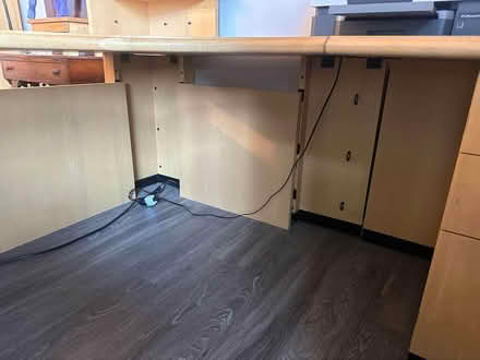 Photo of free Executive desk and cabinet (Edina, MN 55435) #1