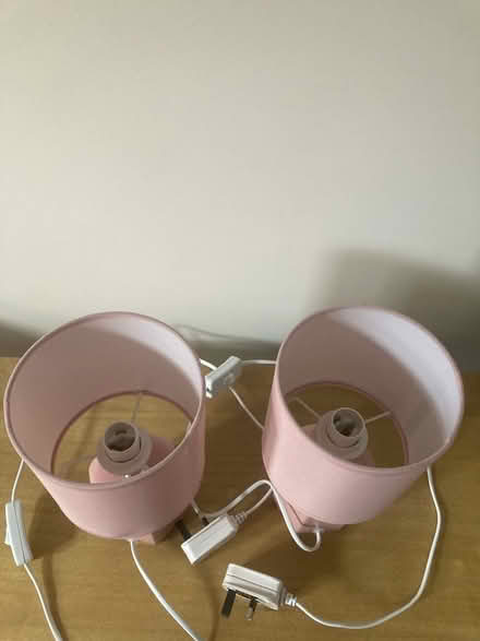 Photo of free 2 x lamps, pink (Hertford SG13) #2