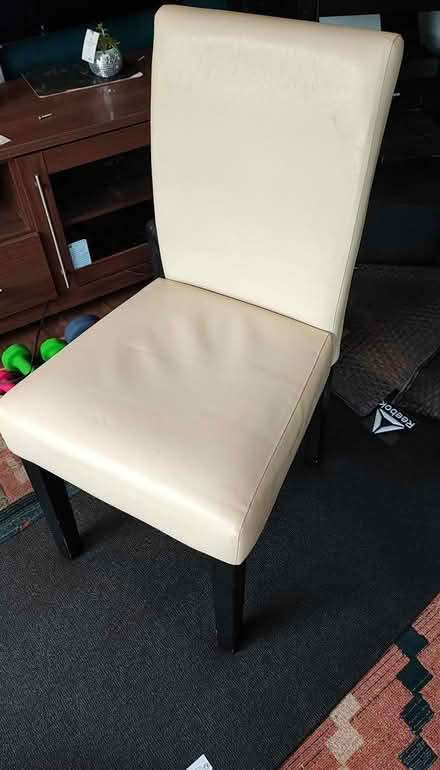 Photo of free Faux leather chair (Norwich) #1
