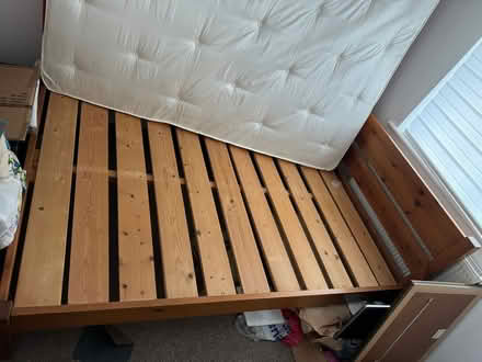 Photo of free Pine Double Bed to be disposed of (Polegate BN26) #2