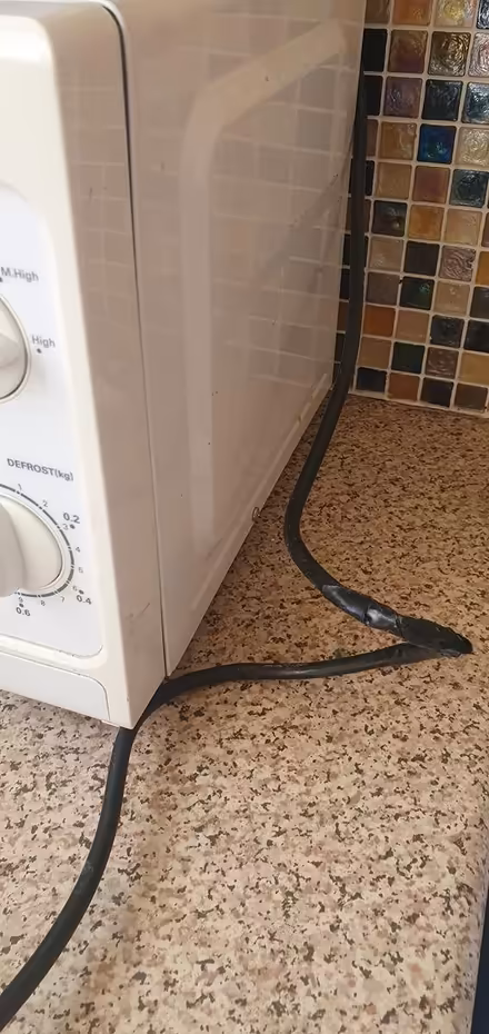 Photo of free White microwave (BD15 nr Bingley) #1