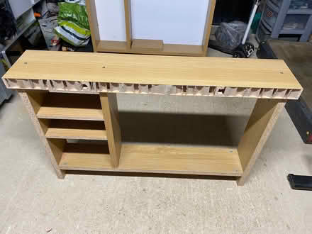 Photo of free Beech shelving unit (modified) (Southmoor OX13) #3