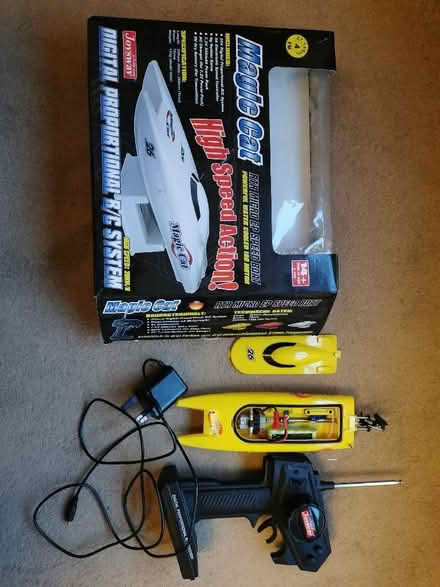 Photo of free Joysway Magic Cat radio controlled boat (North Road) #1