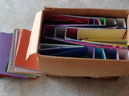 Photo of free Lever arch and ring filed (Fareham PO16) #1