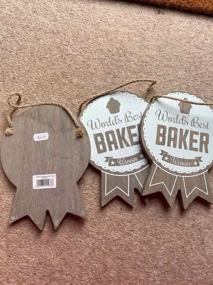 Photo of free Worlds Best Baker Sign (Downley) #2