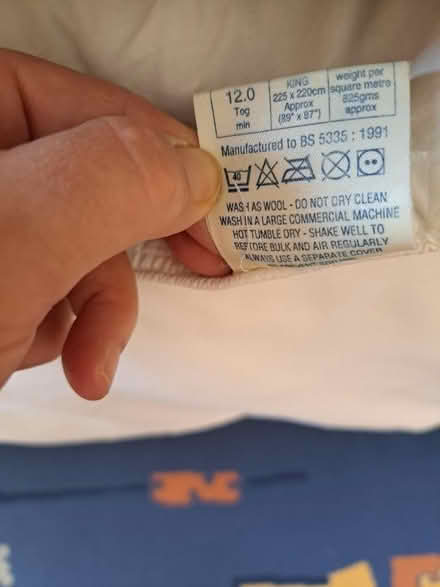 Photo of free Kingsize duvet (Parnwell) #3