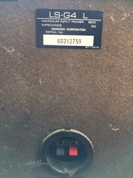 Photo of free Pair of Kenwood speakers (Headington OX3) #3