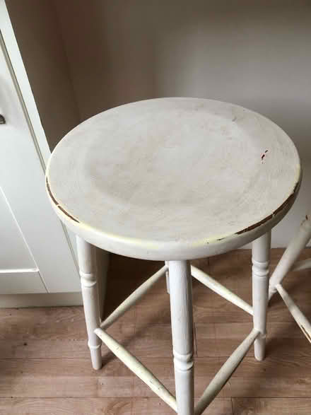 Photo of free Bar stools x2 solid wood (SG4 Hitchin) #3