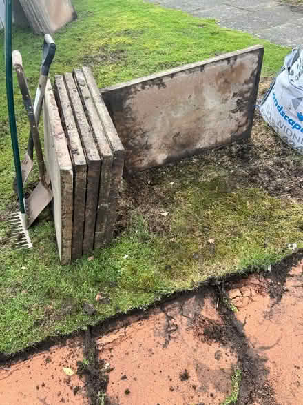 Photo of free Concrete paving slabs (Farnworth Widnes WA8) #1