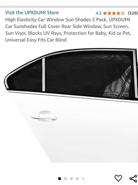 Photo of free Car window sun shades..unused (Buriton GU31) #1