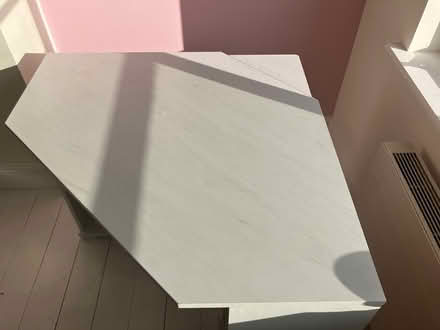 Photo of free IKEA Corner Desk with under shelves (Blackrock Dublin) #2