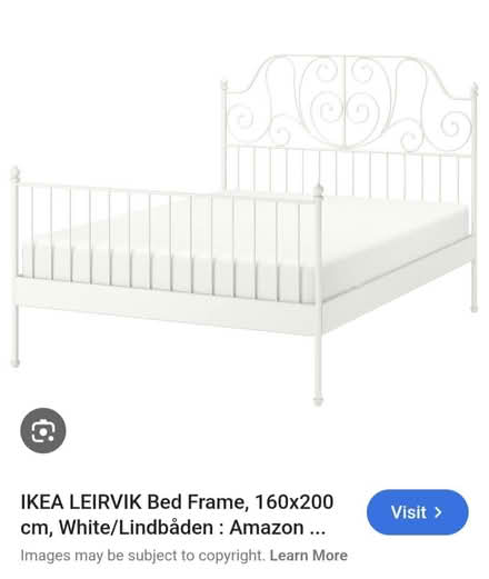 Photo of free Ikea double bed (Rufford. L40) #1