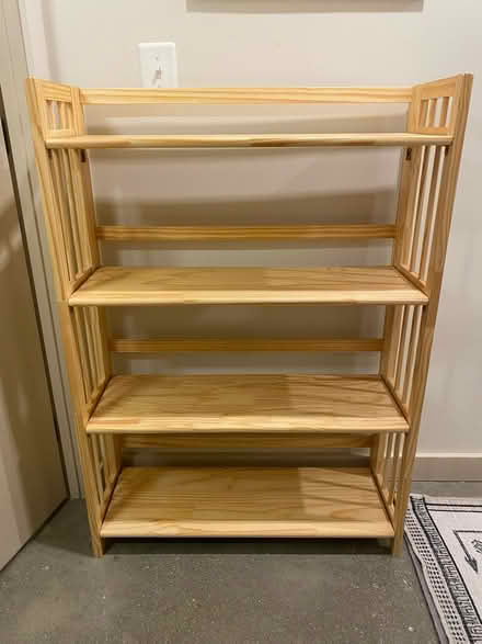 Photo of free Folding bookshelf (Lorton (22079)) #1