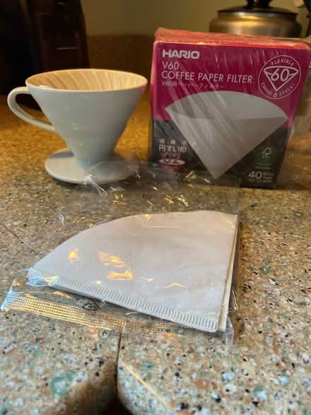 Photo of free Hario V60 with filters (Columbia, MD) #1