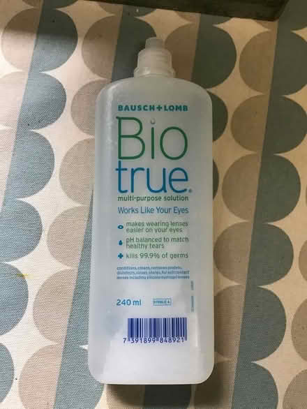 Photo of free 6 x Bio true contact lens solution (Hastings TN34) #1