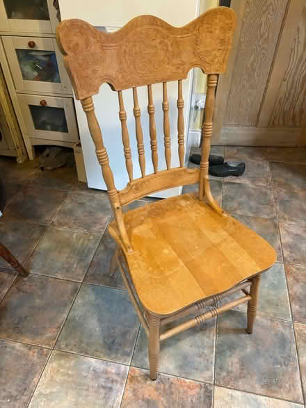 Photo of free Wooden chair (Fen Drayton) #1