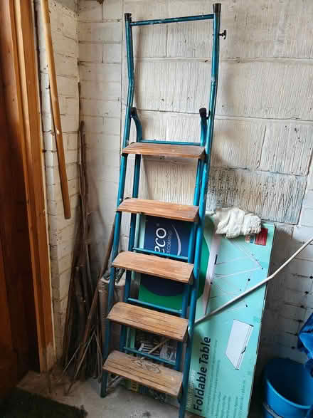 Photo of free 5-rung ladder, approx 6 feet high (Monkseaton NE25) #1