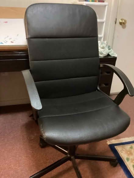 Photo of free Wooden desk, office chair (Warren, Ct) #2