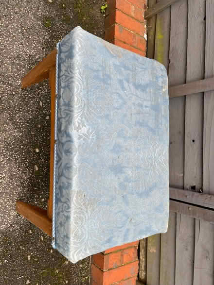 Photo of free Vintage dressing table stool 50s 60s Oak (Copley Hill WF17) #2
