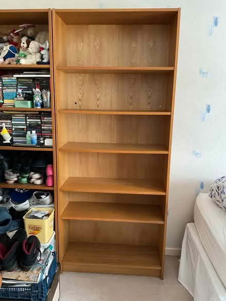 Photo of free Tall wooden shelf units (Braughing SG11) #2