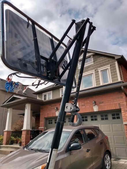 Photo of free Used basketball net frankensteined (Richmond Hill) #3