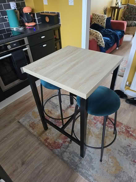 Photo of free 60x60 bar table and stools (G75 8PQ) #3