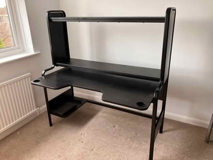 Photo of free Large black office desk (Drighlington (nr morley) BD11) #1