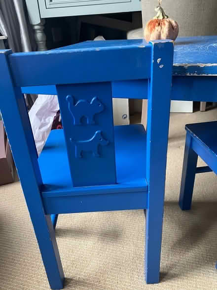 Photo of free Childrens wooden table & 2 chairs (Southport PR9) #2