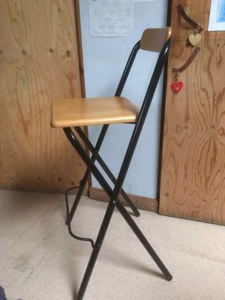 Photo of free 2 bar stools (Blackford EH9) #2