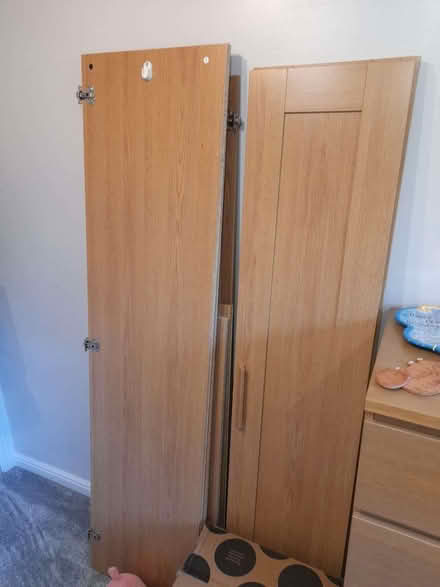 Photo of free Ikea Brimnes Wardrobe - Oak Effect (Guiseley LS20) #2