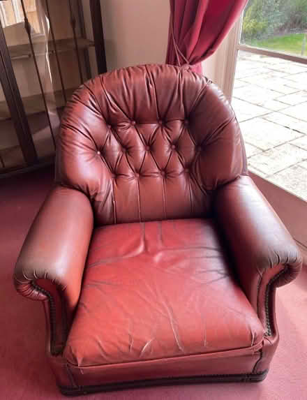 Photo of free Leather settee (Horeston Grange CV11) #2