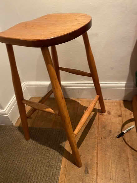 Photo of free Tall bar stool (Merton Park SW19) #3