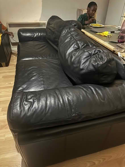 Photo of free leather chairs (M15 near Webster sch) #3