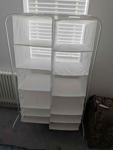 Photo of free IKEA clothes rack + 2 organizers (N15) #1