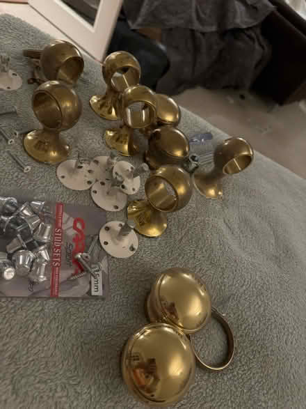 Photo of free Brass curtain rails (Berkhamsted) #2