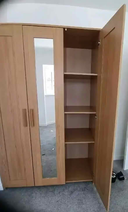 Photo of free Ikea Brimnes Wardrobe - Oak Effect (Guiseley LS20) #4