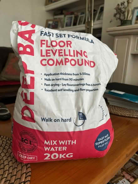 Photo of free Floor levelling compound (Brookwood GU24) #1