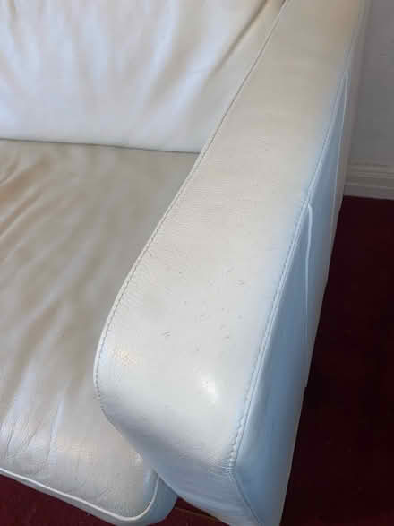 Photo of free White sofa settee (NE7) #4