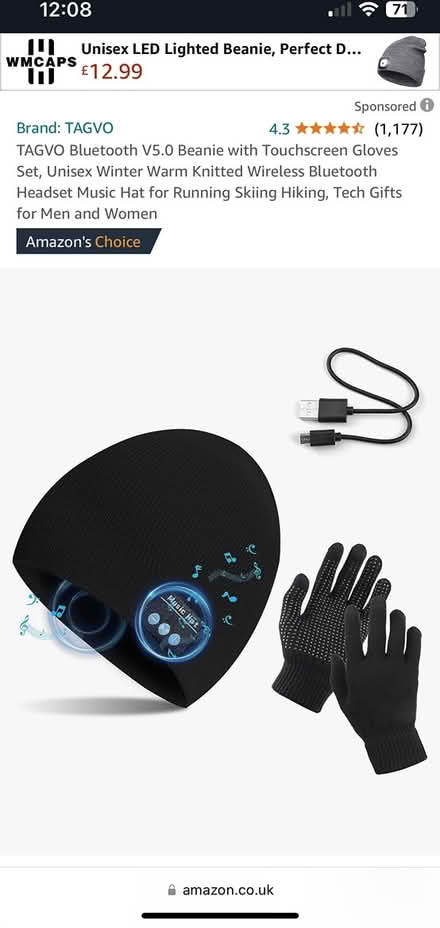 Photo of free Bluetooth music hat (Nr Bridport) #2