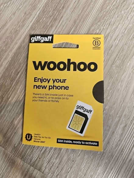 Photo of free Giffgaff SIM card (Clapham Common) #1