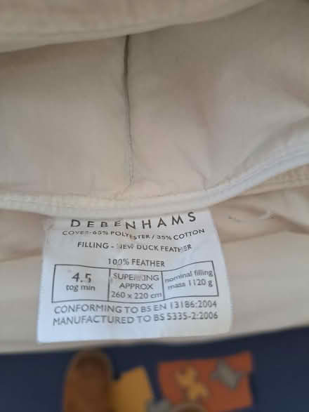 Photo of free Super King duvet (Parnwell) #2