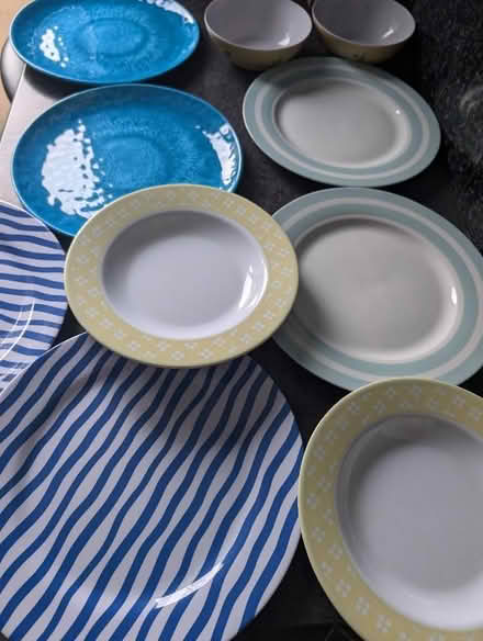 Photo of free Plastic bowls and plates (Barton-in-Fabis CP NG11) #1