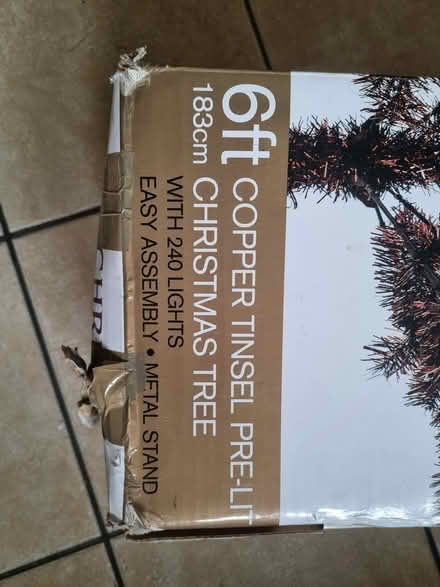 Photo of free Lit Xmas tree & decorations (Westbury) #4