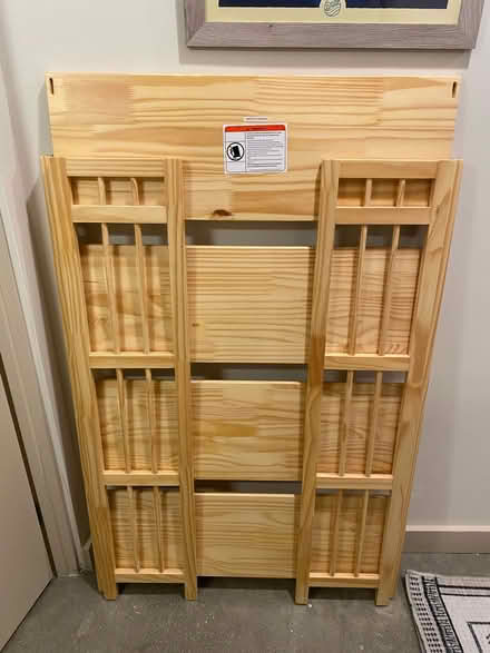 Photo of free Folding bookshelf (Lorton (22079)) #2