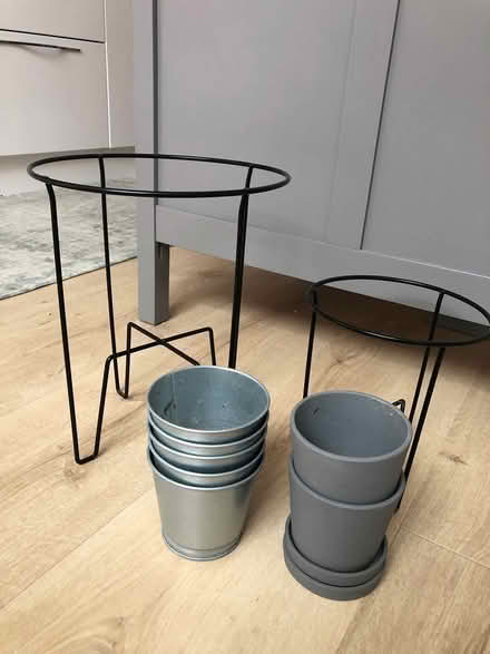 Photo of free Plant stands and plant pots (Gosport PO13) #1