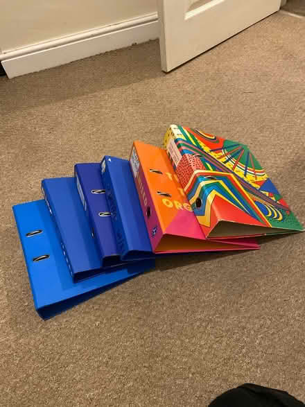 Photo of free Ring binders x6 Woodseats S8 (S8 woodseats) #1