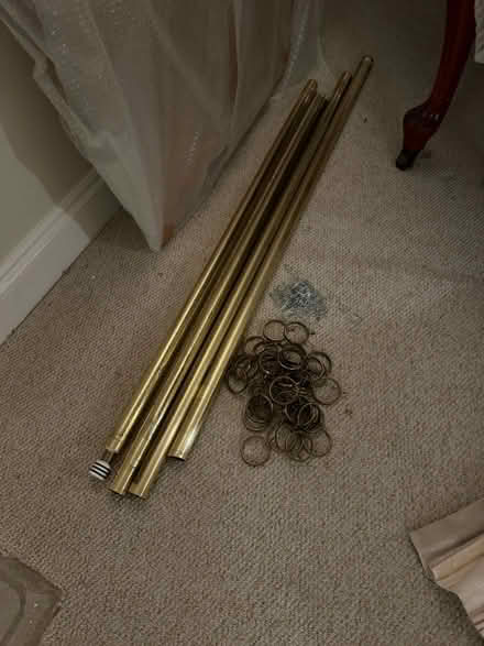 Photo of free Brass curtain rails (Berkhamsted) #3
