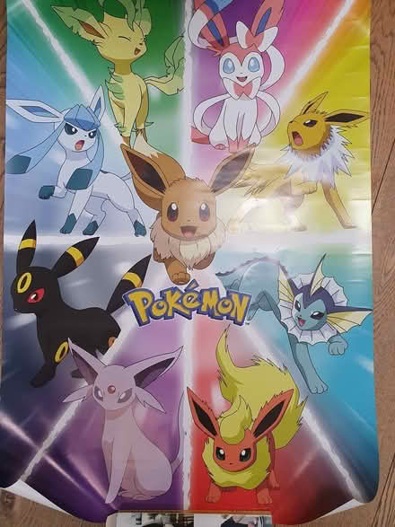 Photo of free Large pokemon poster (Teddington TW11) #1